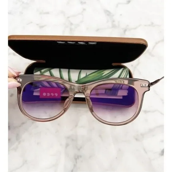 Garrett Leight Andalusia Gradient Cat-Eye Sunglasses in Desert Rose Garrett Leight Andalusia Gradient Cat-Eye Sunglasses in  main image 3